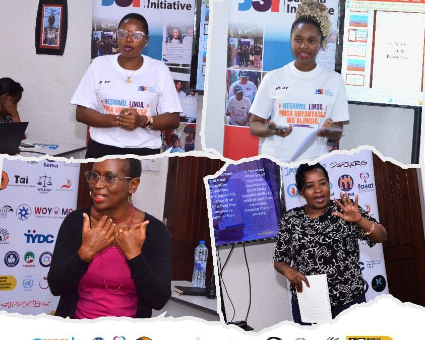 Creating a safe space for young girls and women where there is no Gender Based Violence and Sexual Harassment.